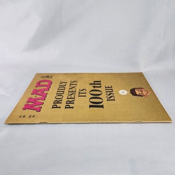 Mad Magazine Issue #100 January 1966 Special 100th Issue Gold EC Publication - Picture 5 of 7